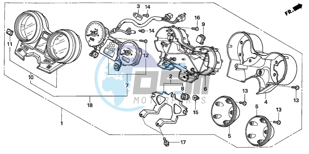 METER (CB1300/A/F/F1)