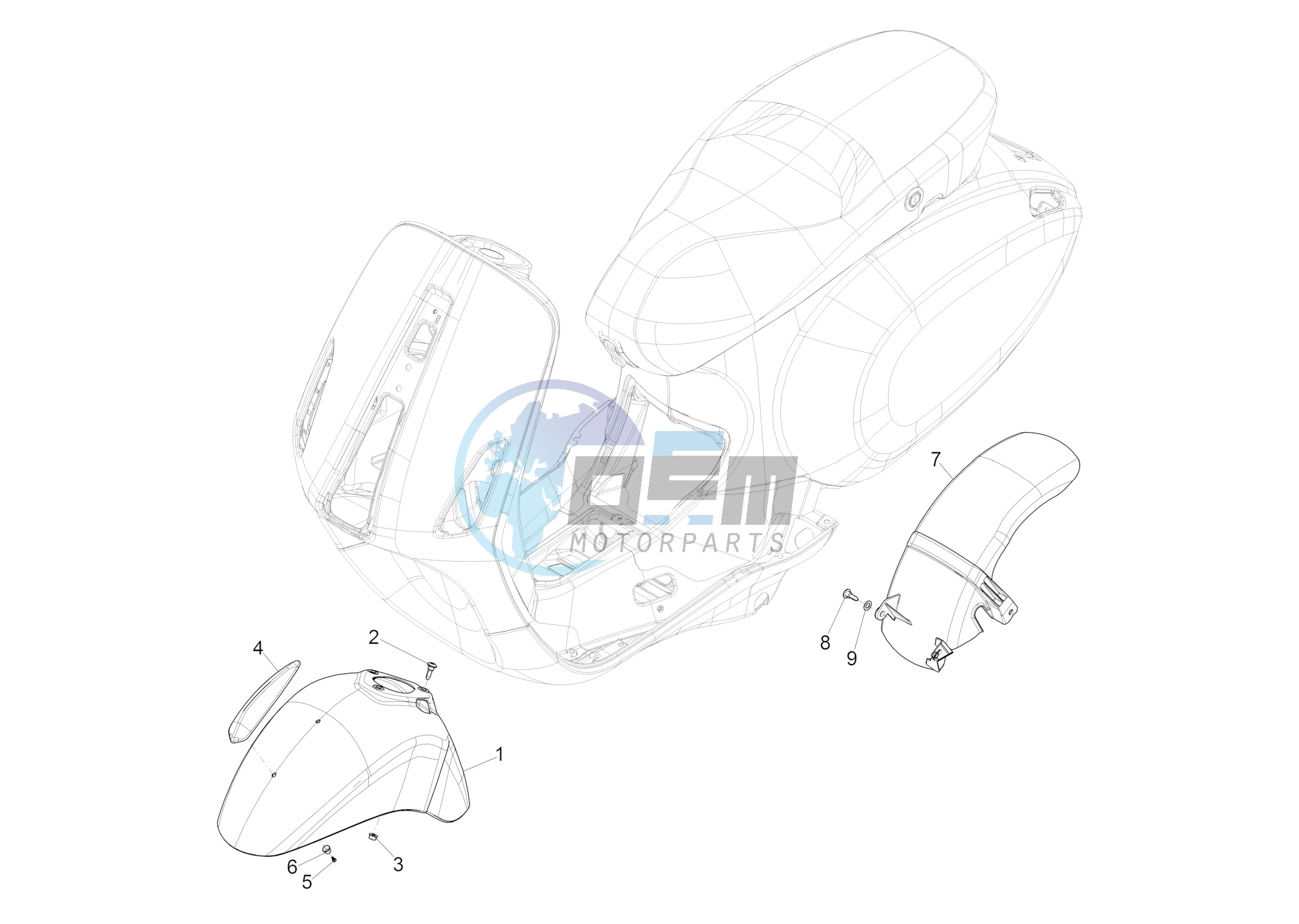 Wheel housing - Mudguard