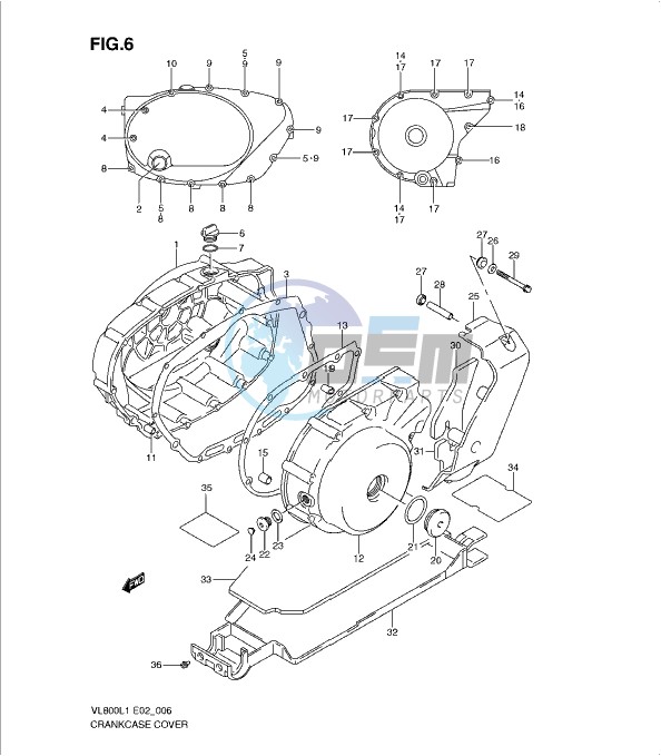 CRANKCASE COVER