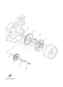 FZ8-S FZ8 FAZER 800 (4P2K 4P2L 4P2M) drawing STARTER CLUTCH