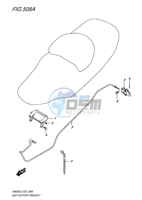 SEAT SUPPORT BRACKET