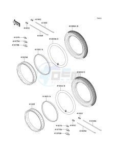 VN 800 B [VULCAN 800 CLASSIC] (B10) B10 drawing TIRES