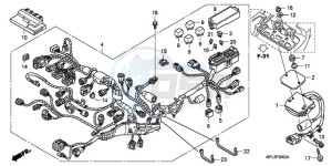 CBR1000RA9 France - (F / ABS CMF MME REP) drawing WIRE HARNESS (CBR1000RA)