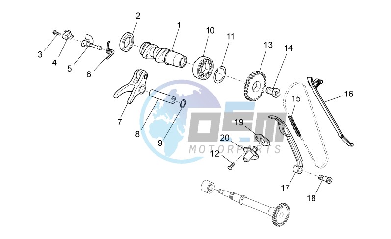 Front cylinder timing system