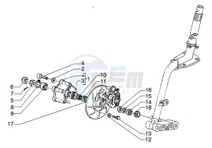 Hexagon 125 LX4 drawing Brake system