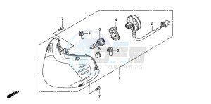 SH300AR drawing HEADLIGHT