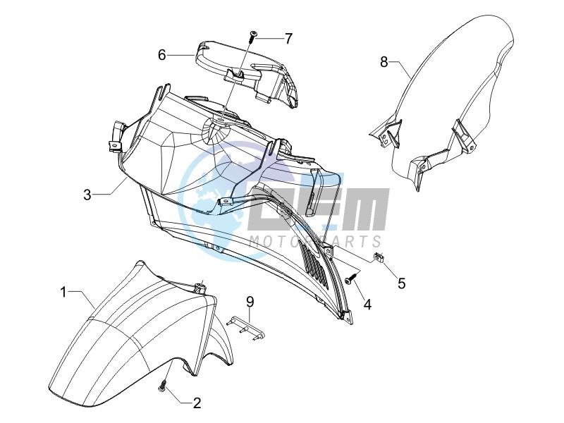 Wheel housing - Mudguard