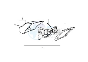 PX 125-150-200 drawing Tail lamp