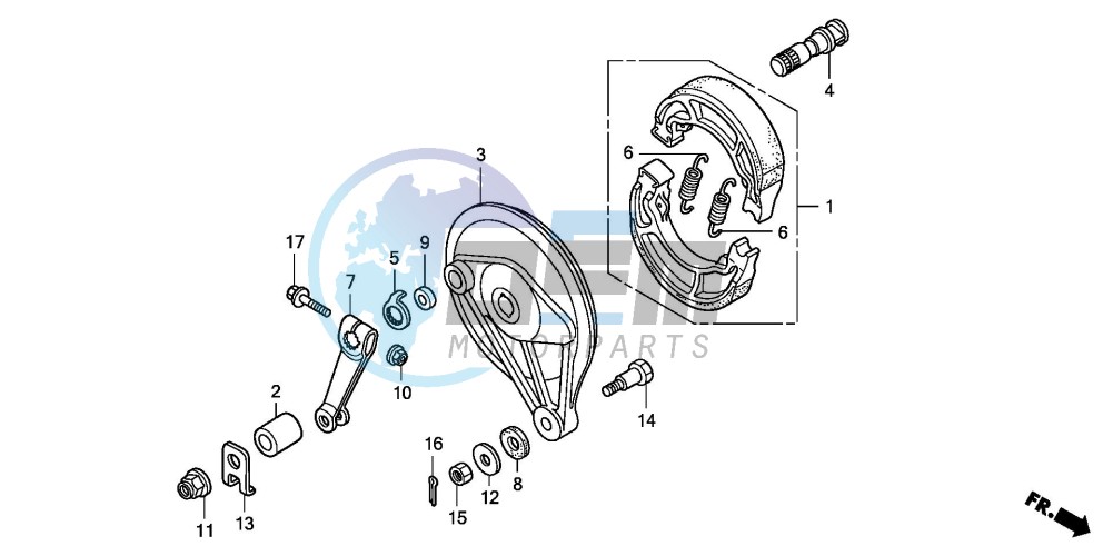 REAR BRAKE PANEL