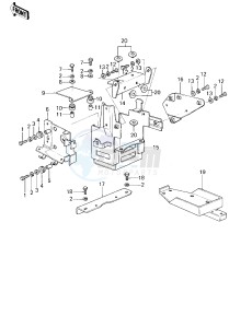 KZ 1000 D [Z1R] (D1) [Z1R] drawing BATTERY CASE_ELECTRO BRACKET -- 78 D1- -