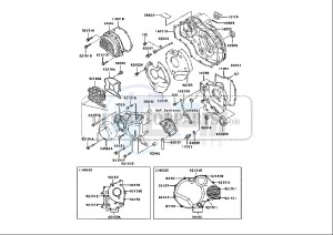 ZRX 1200 (EU) drawing CRANKCASE COVER