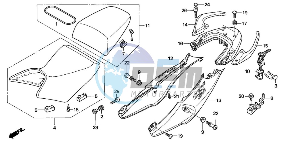 SEAT/SEAT COWL