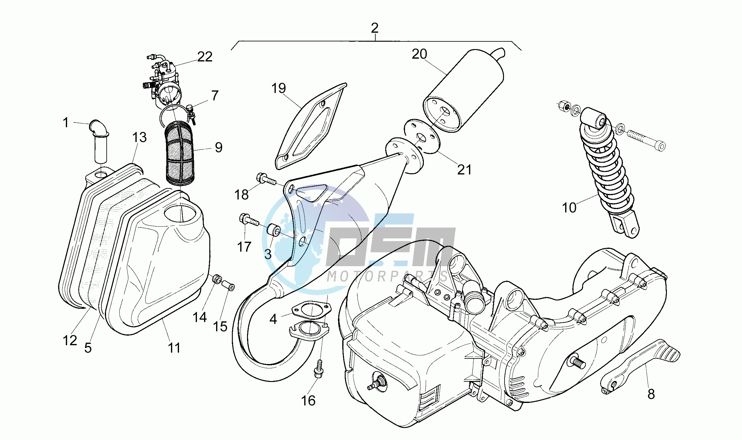 Exhaust unit