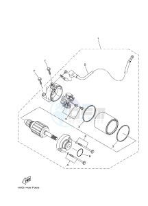 YZF-R25 249 (1WD9) drawing STARTING MOTOR