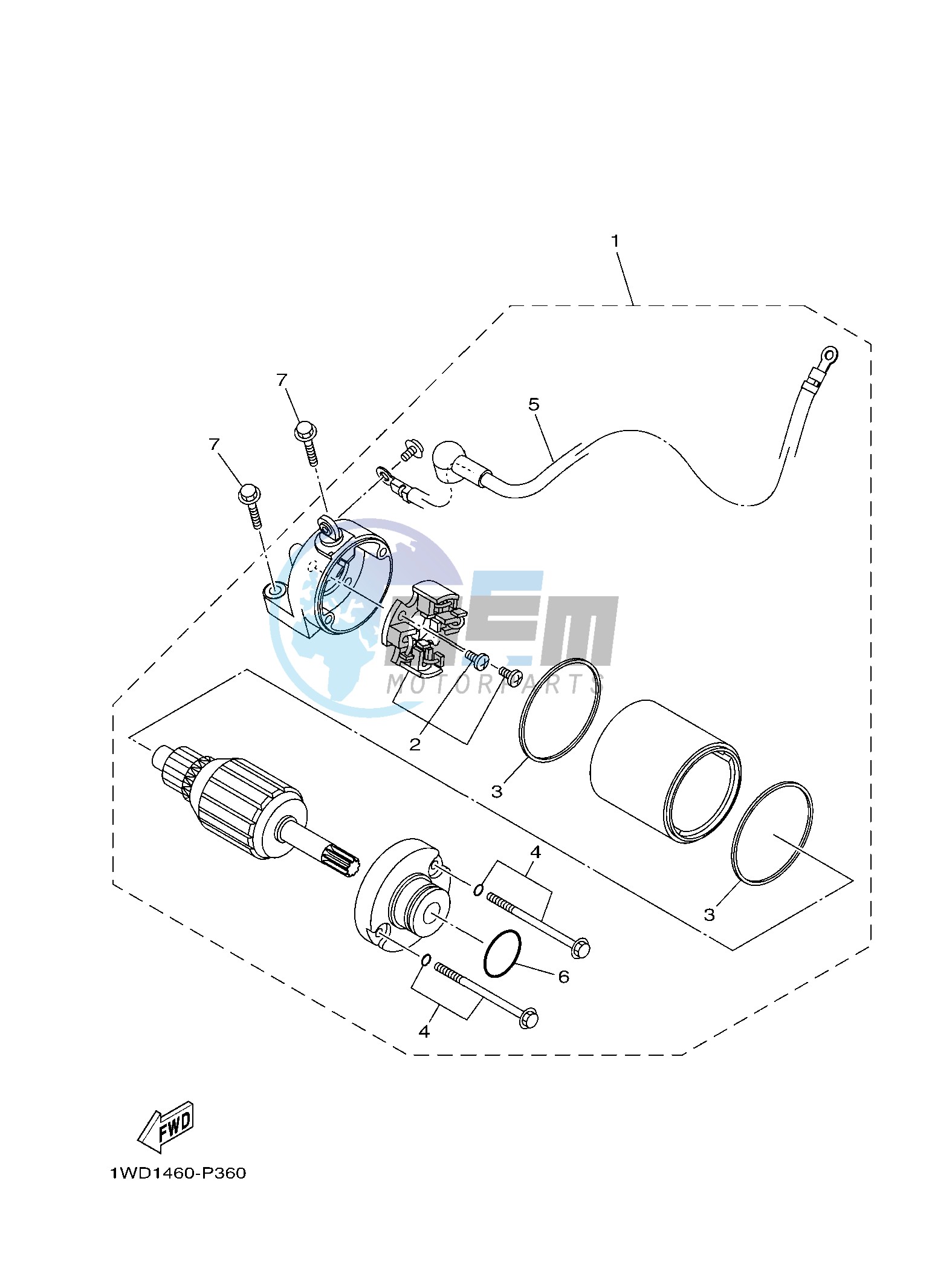 STARTING MOTOR