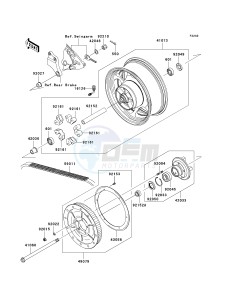 VN 2000 F [VULCAN 2000 CLASSIC LT] (6F-7F) F6F drawing REAR WHEEL_CHAIN