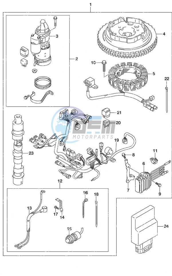 Starting Motor Manual Start