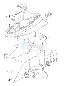 DF 115 drawing Gear Case (C/R)