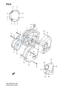 GSF1200 (E2) Bandit drawing CRANKCASE COVER