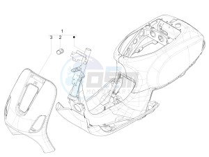 LX 150 4T 3V IE NOABS E3 (APAC) drawing Frame/bodywork