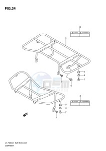 LT-F250 (E28-E33) drawing CARRIER (LT-F250L1 E28)