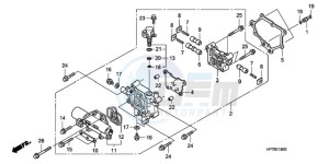 TRX420FPA9 Australia - (U) drawing MAIN VALVE BODY