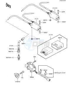 ZL 600 A [ZL600 ELIMINATOR] (A1-A2) drawing IGNITION