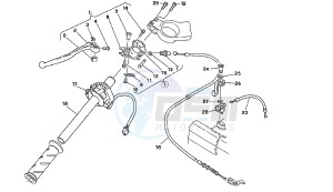 MITO EV 6 MARCE 125 drawing CLUTCH CONTROL