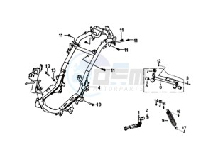 FIDDLE III 125I (XA12W2-EU) (L7-M0) (E4) drawing FRAME / ENGINE MOUNT