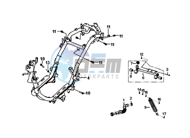 FRAME / ENGINE MOUNT