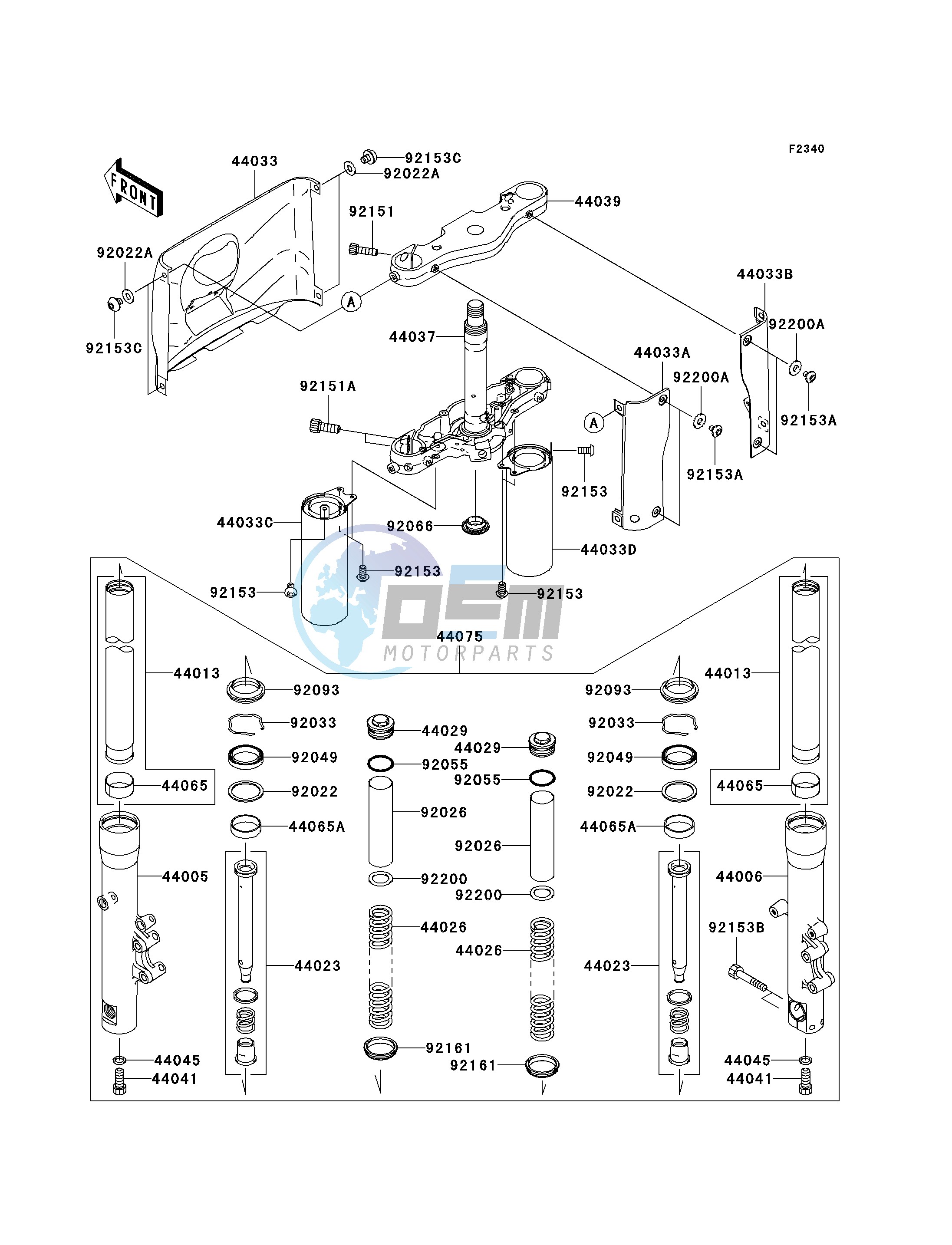 FRONT FORK-- A1- -