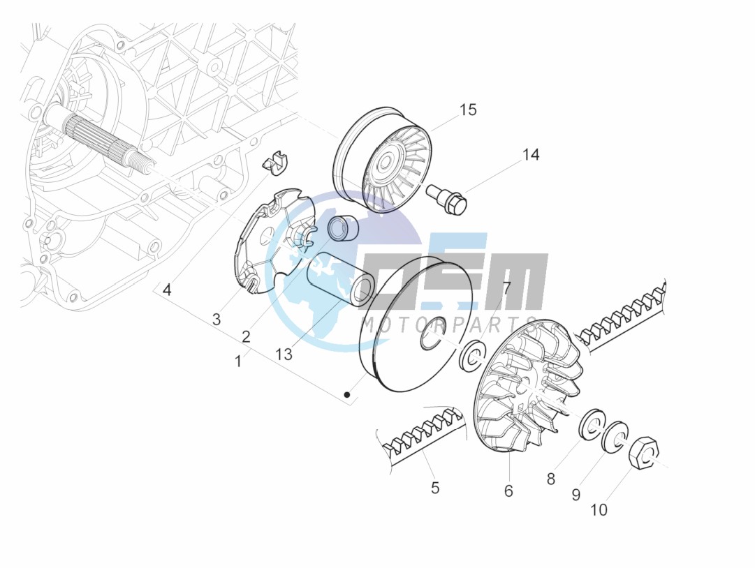 Driving pulley