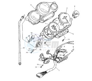 YZF SP 750 drawing METER