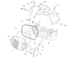 Liberty 125 4t ptt (SL) SL drawing Cylinder head cover