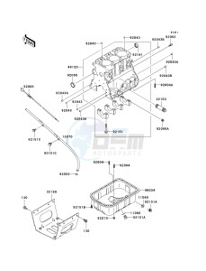 KAF 950 F [MULE 4010 DIESEL 4X4] (F9F-FAF) F9F drawing CRANKCASE