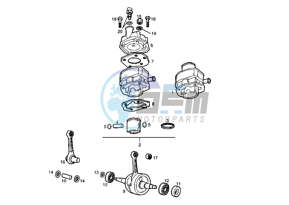 CRANKSHAFT-CYLINDER