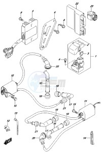 DL650 drawing ELECTRICAL (DL650AUEL7 E21)