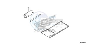 CRF110FD CRF110F Europe Direct - (ED) drawing TOOLS