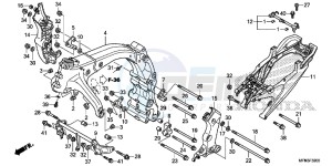 CB1000RAE CB1000R ABS E drawing FRAME BODY