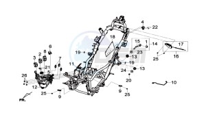 GTS 125I ABS drawing FRAME