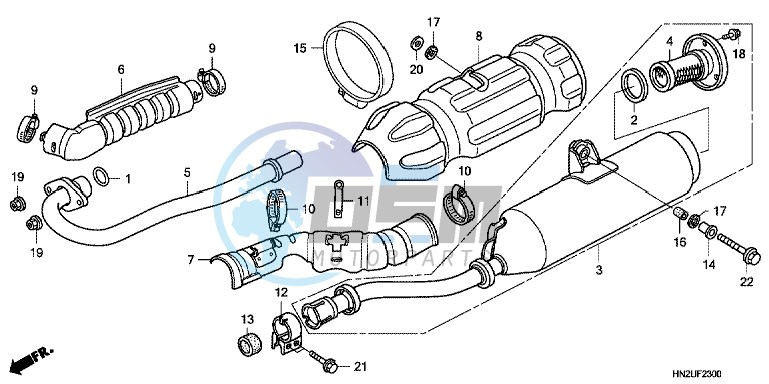 EXHAUST MUFFLER