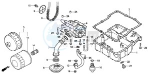 VF750C2 drawing OIL PUMP