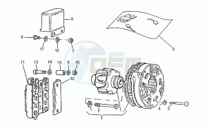 750 X Polizia - PA 2A Serie Polizia/PA 1A Serie drawing Bosch alternator