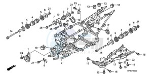 TRX420FEA Australia - (U / 2U 4WD) drawing FRAME BODY