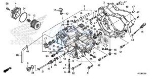 TRX420FA6G TRX420 Europe Direct - (ED) drawing FRONT CRANKCASE COVER