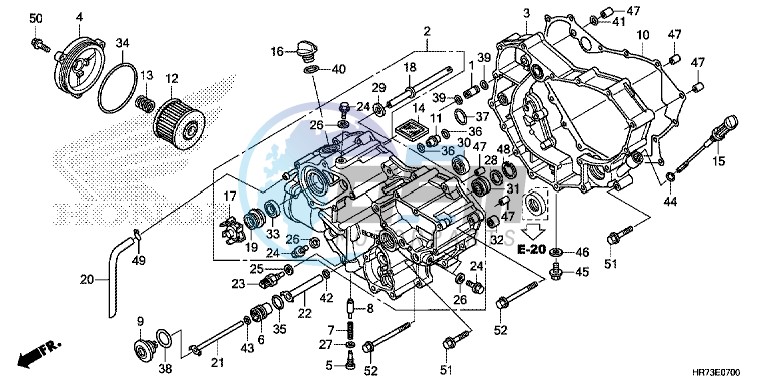 FRONT CRANKCASE COVER