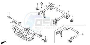 TRX300EX SPORTRAX 300EX drawing CARRY PIPE (TRX300EX'01-'06)