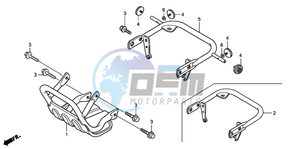 CARRY PIPE (TRX300EX'01-'06)