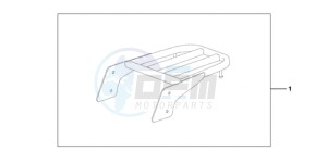 VT750CA9 Korea - (KO / ST) drawing REAR CARRIER