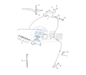 TZR 50 drawing FRONT MASTER CYLINDER